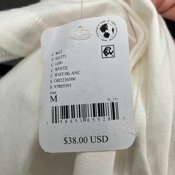 NWT FREE PEOPLE MOVEMENT Square Up Tank White Medium - Picture 5 of 5